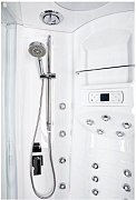 Душевая кабина Aquanet Fiji Cube 90x90 с г/м, с паром, прозрачное стекло